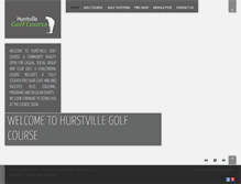 Tablet Screenshot of hurstvillegolf.com.au